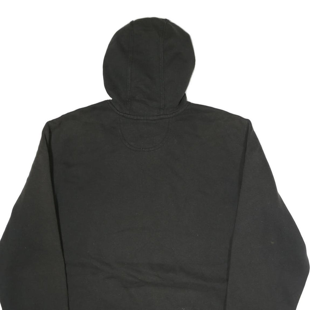 CARHARTT Mens Black Hoodie L WECO Logo Cotton Pullover Workwear
