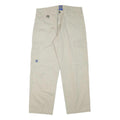 PRO JOB Mens Cotton Blend Beige Relaxed Straight Trousers W34 L28 Workwear Style