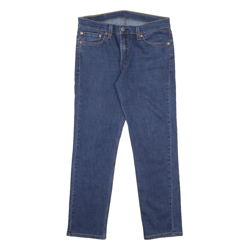 LEVI'S 511 Mens Slim Blue Denim Medium Jeans W33 L30 Classic Zip Cotton Blend