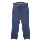 LEVI'S 511 Mens Slim Blue Denim Medium Jeans W33 L30 Classic Zip Cotton Blend
