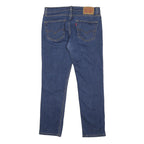 LEVI'S 511 Mens Slim Blue Denim Medium Jeans W33 L30 Classic Zip Cotton Blend