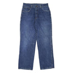 CALVIN KLEIN Mens Blue Regular Fit Denim Jeans W30 L30 Classic Zip Pocket