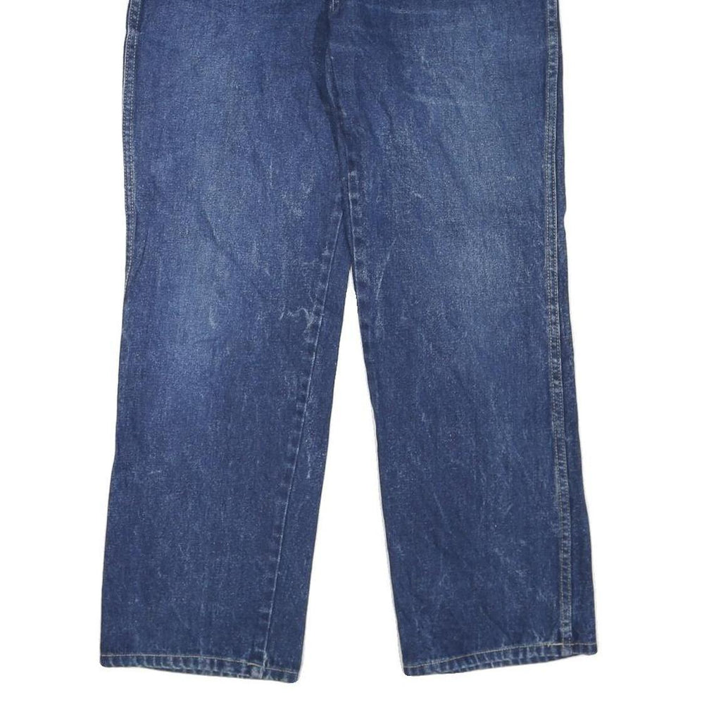 CALVIN KLEIN Mens Blue Regular Fit Denim Jeans W30 L30 Classic Zip Pocket