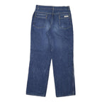 CALVIN KLEIN Mens Blue Regular Fit Denim Jeans W30 L30 Classic Zip Pocket