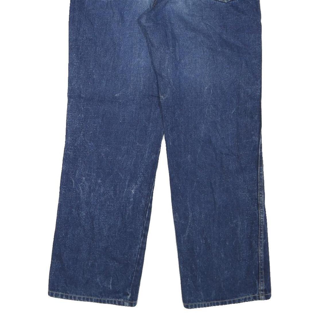 CALVIN KLEIN Mens Blue Regular Fit Denim Jeans W30 L30 Classic Zip Pocket