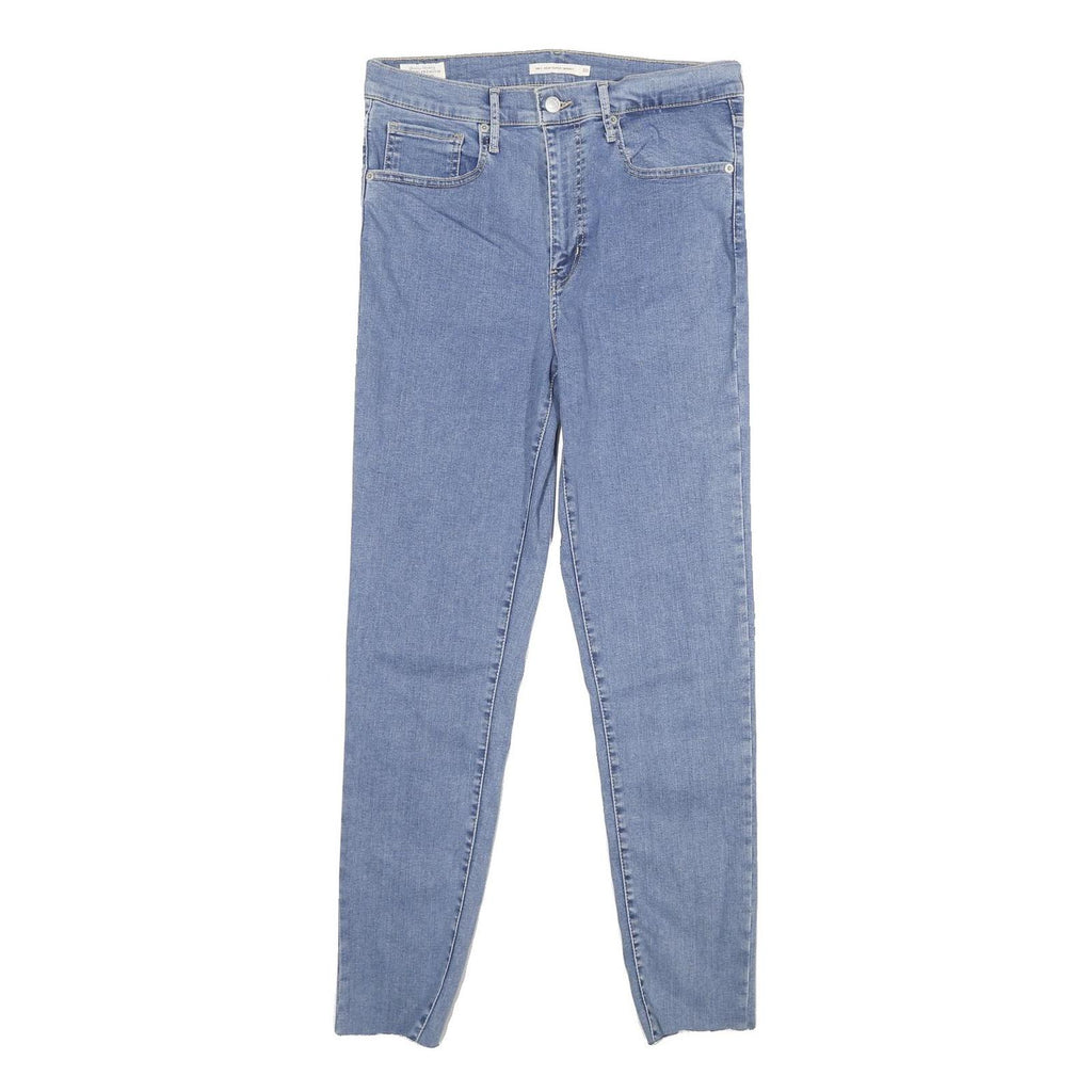 LEVI'S Mile High Super Skinny Big E Womens Jeans Blue Slim Skinny Denim Medium