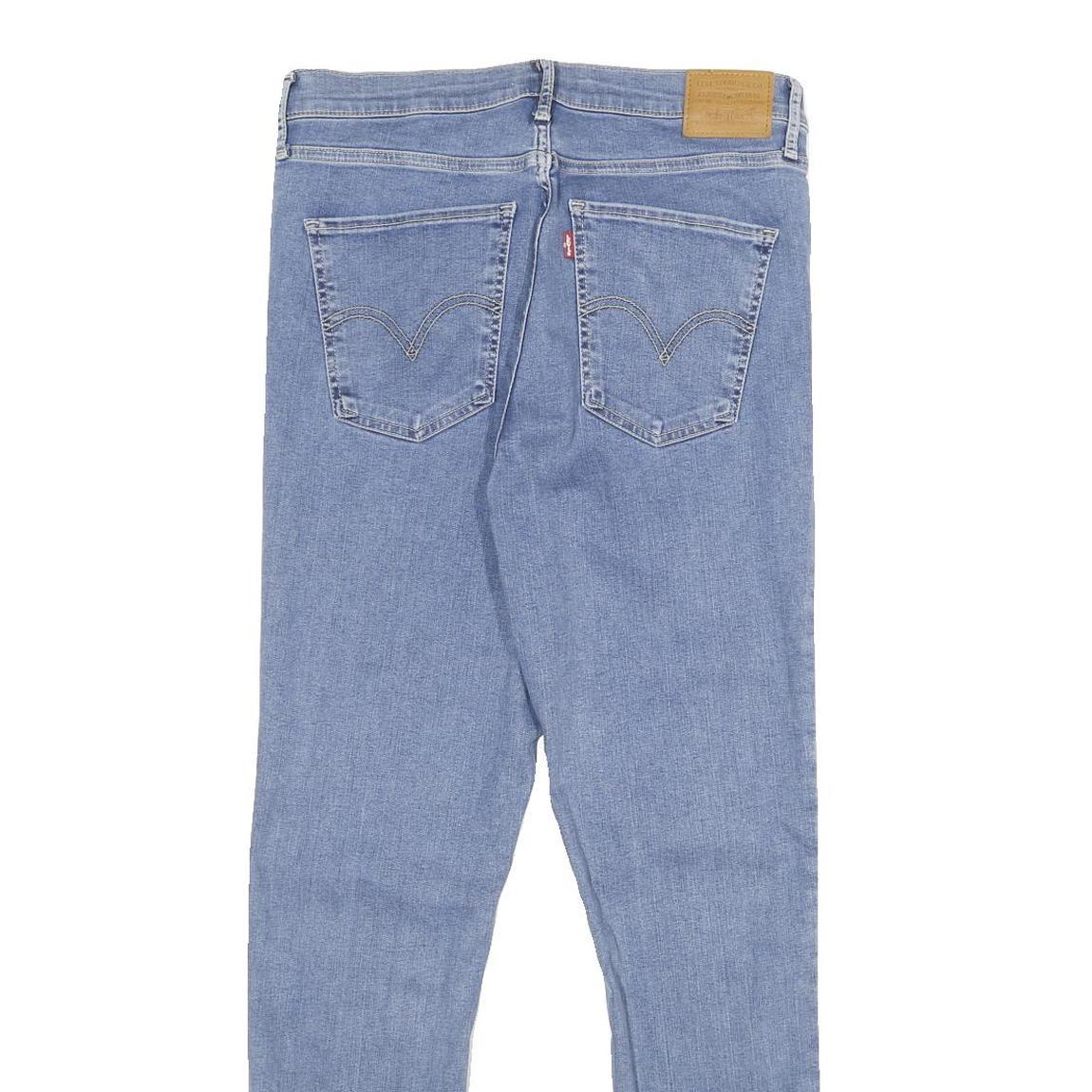 LEVI'S Mile High Super Skinny Big E Womens Jeans Blue Slim Skinny Denim Medium