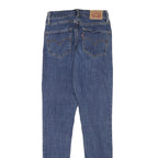 LEVI'S Womens Jeans Blue Slim Skinny Denim Medium W23 L29 Classic Zip Cotton
