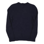 APC Mens Navy Plain Wool Jumper Crew Neck Basic Knit M Casual Classic Comfort