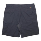 DICKIES Mens Navy Blue Cargo Shorts 2XL W42 Workwear Cotton Blend