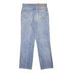 VINCI Mens Blue Denim Cotton Regular Fit Straight W30 L31 Medium Wash Jeans