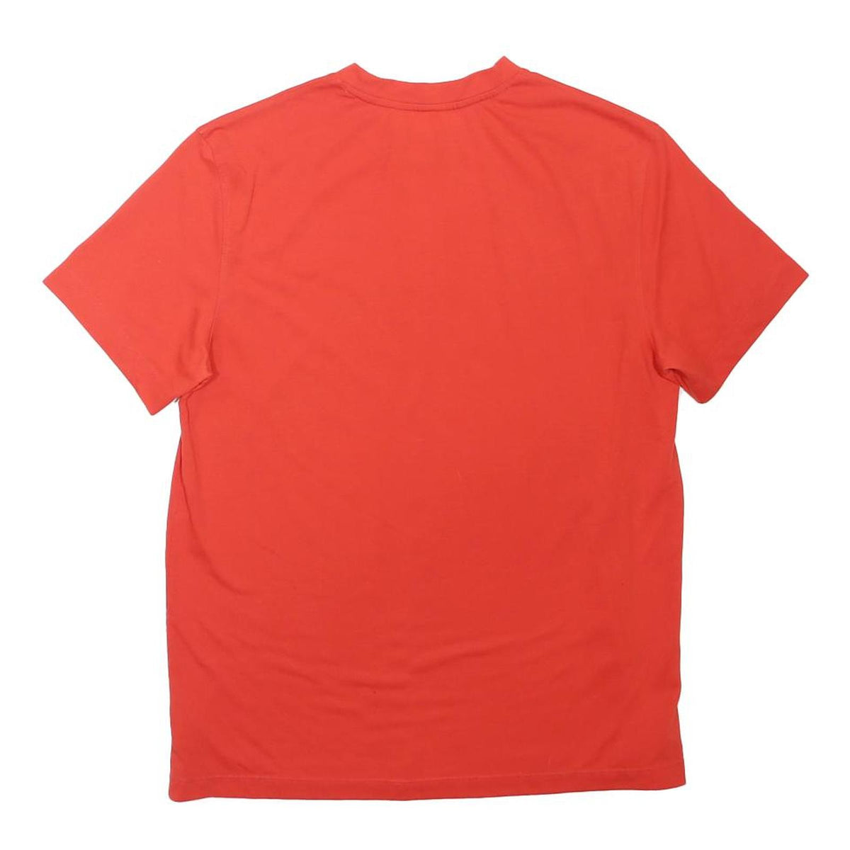 CHAMPION Mens Red T-Shirt S Short Sleeve Crew Neck Logo Graphic Polyester Blend