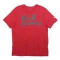 NIKE Mens Red Tampa Bay Buccaneers Graphic T-Shirt L Short Sleeve Crew Neck