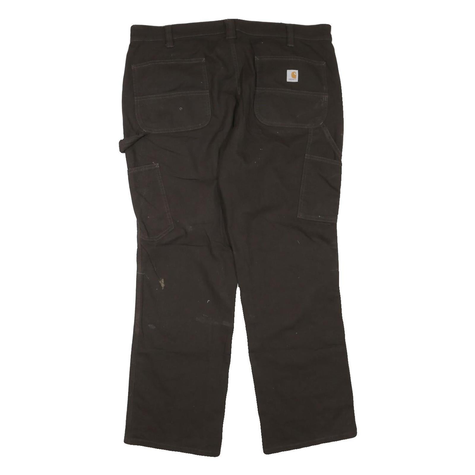 CARHARTT Womens Jeans Black Regular Straight Denim W38 L30 Workwear Durable