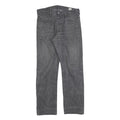 LEVI'S 501 Mens Jeans Grey Regular Straight Denim W31 L29 Button Cotton Blend