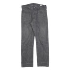 LEVI'S 501 Mens Jeans Grey Regular Straight Denim W31 L29 Button Cotton Blend