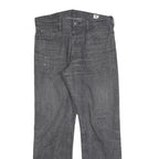 LEVI'S 501 Mens Jeans Grey Regular Straight Denim W31 L29 Button Cotton Blend
