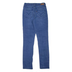 LEVI'S Mid Rise Womens Jeans Blue Slim Straight W25 L32