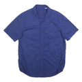 LEVI'S Mens Blue Cotton Short Sleeve Shirt M Casual Summer Essential