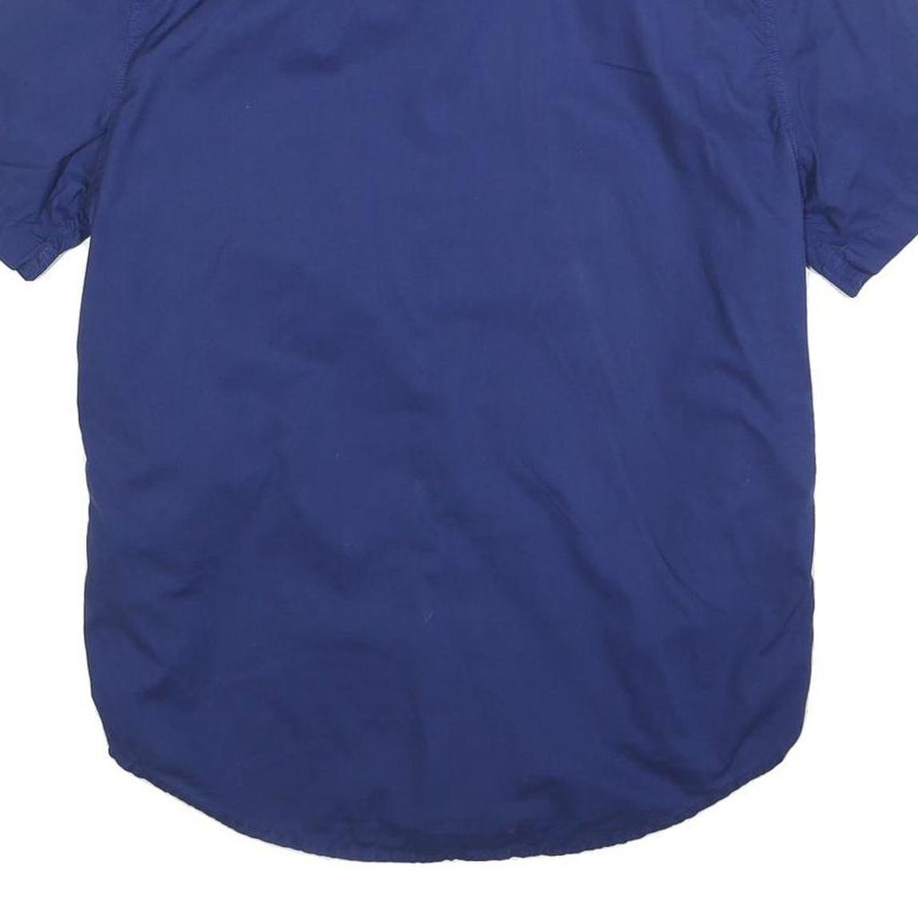 LEVI'S Mens Blue Cotton Short Sleeve Shirt M Casual Summer Essential