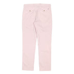 TOMMY HILFIGER Mens Cotton Blend Pink Regular Fit Straight Leg Trousers W35 L32