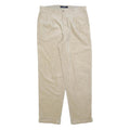 GAP Mens Relaxed Beige Corduroy Trousers W36 L34 Classic Fit Zip Closure
