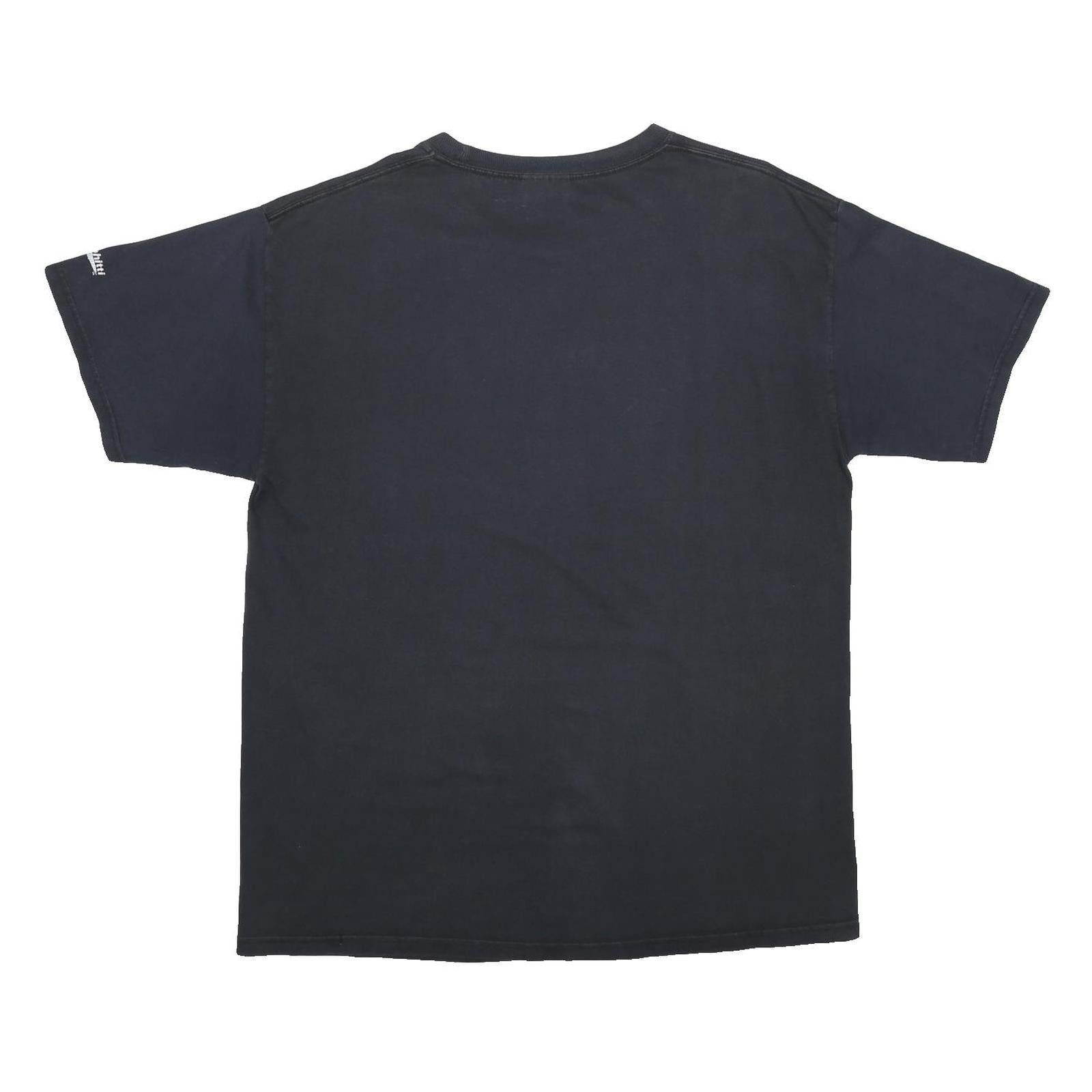 HANES Mens Black Graphic T-Shirt M Short Sleeve Crew Neck Batman Joker