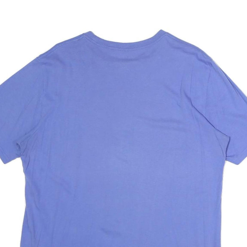 NAUTICA Mens Blue Graphic T-Shirt S Short Sleeve Crew Neck Cotton Comfortable