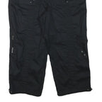 STYLE AND CO Womens Black Casual Cargo Shorts XL W34 Cotton Blend