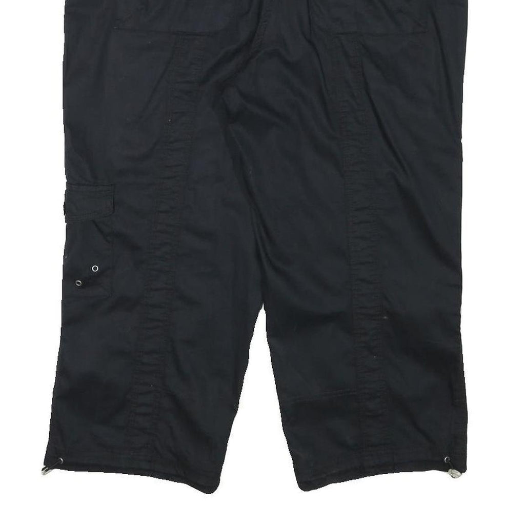 STYLE AND CO Womens Black Casual Cargo Shorts XL W34 Cotton Blend