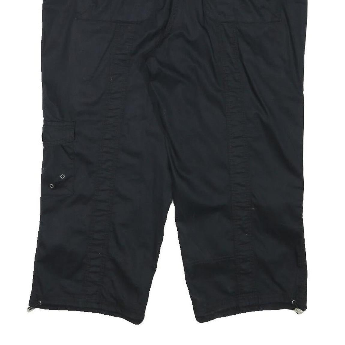 STYLE AND CO Womens Black Casual Cargo Shorts XL W34 Cotton Blend