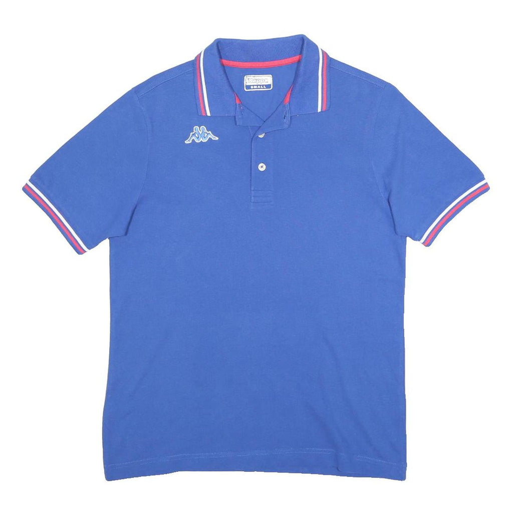 KAPPA Mens Blue Polo Shirt S Cotton Short Sleeve Casual Sports