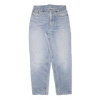 OUTSIDER Womens Relaxed Blue Denim Light Jeans W29 L30 Casual Cotton Blend Zip