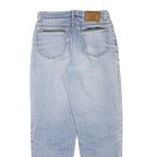 OUTSIDER Womens Relaxed Blue Denim Light Jeans W29 L30 Casual Cotton Blend Zip