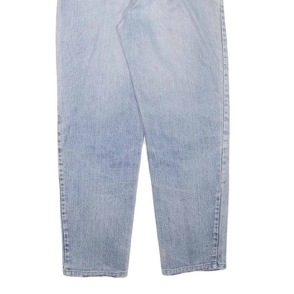 OUTSIDER Womens Relaxed Blue Denim Light Jeans W29 L30 Casual Cotton Blend Zip