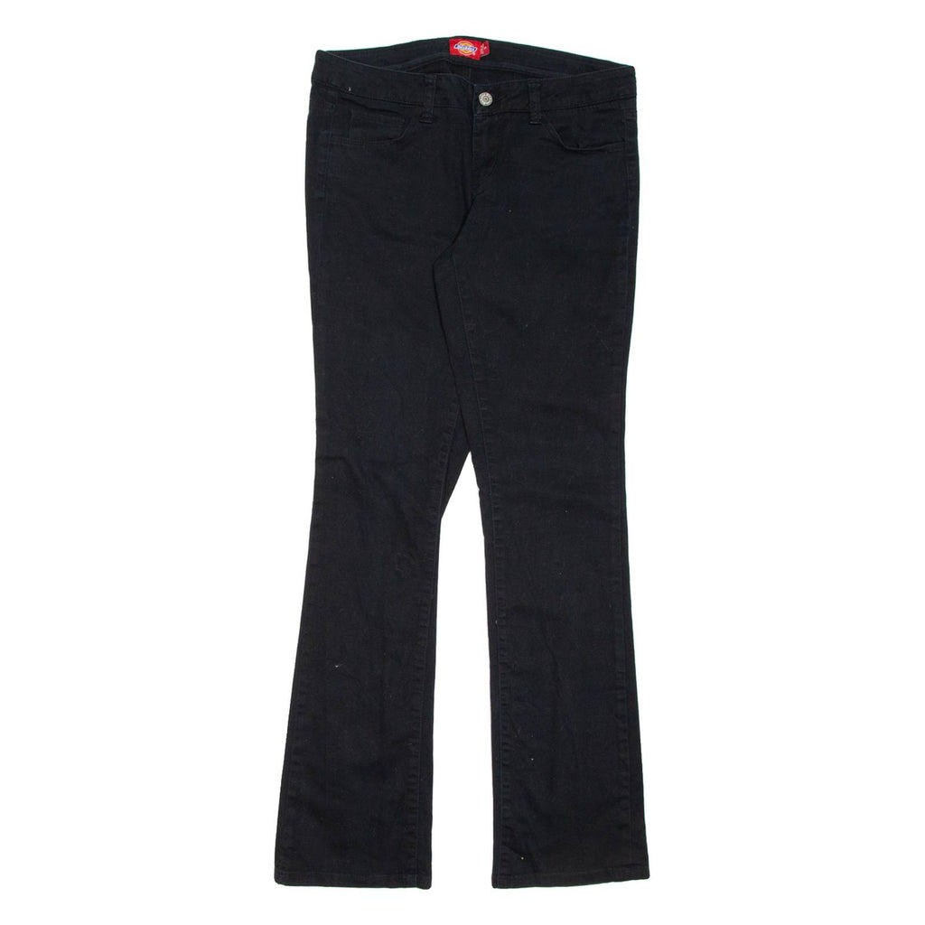 DICKIES Chino Womens Trousers Black Regular Bootcut W30 L31