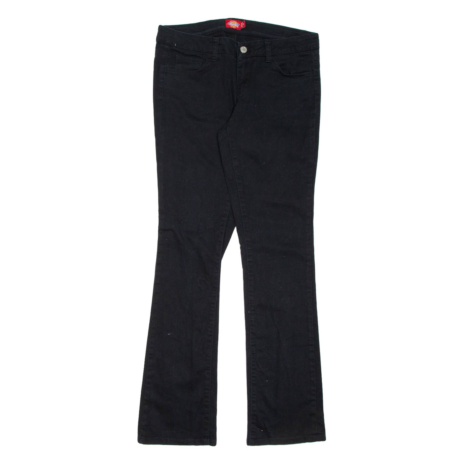DICKIES Chino Womens Trousers Black Regular Bootcut W30 L31