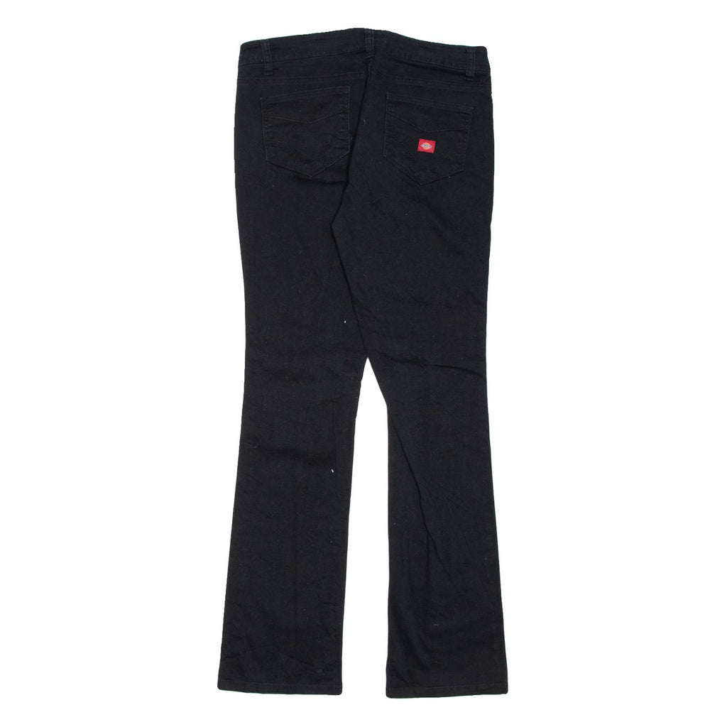 DICKIES Chino Womens Trousers Black Regular Bootcut W30 L31