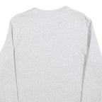 KARL LAGERFELD Womens Grey Sweatshirt Crew Neck M Logo Print Cotton Blend Casual