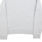 KARL LAGERFELD Womens Grey Sweatshirt Crew Neck M Logo Print Cotton Blend Casual