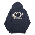 BADGERSPORT Mens Navy CSUF Baseball Hoodie M Cotton Pullover