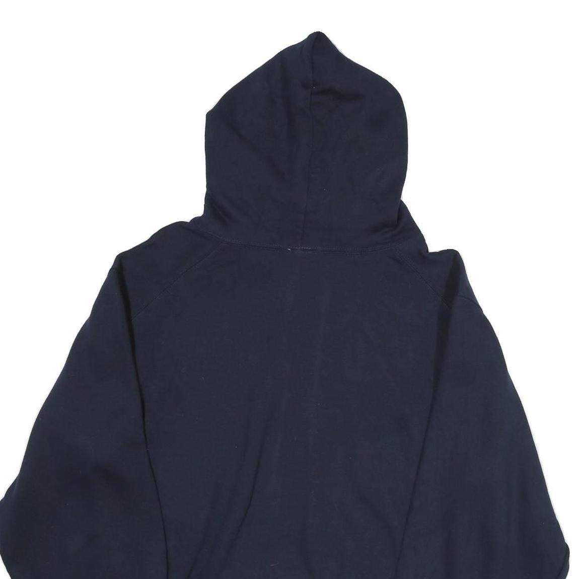 BADGERSPORT Mens Navy CSUF Baseball Hoodie M Cotton Pullover