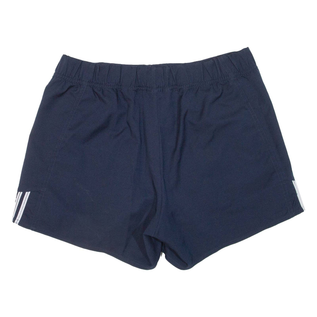 ADIDAS Womens Sports Shorts Blue Relaxed UK 12 W29