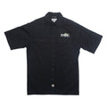 CARHARTT Relaxed Fit Epic Brewing Mens Worker Shirt Black Short Sleeve M