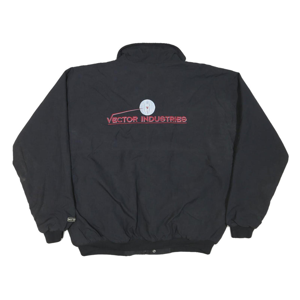 HELLY HANSEN Mens Black Vector Industries Jacket M Polyester Blend Zip