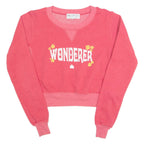 WILDFOX Wonderer Cropped Womens Sweatshirt Pink XS