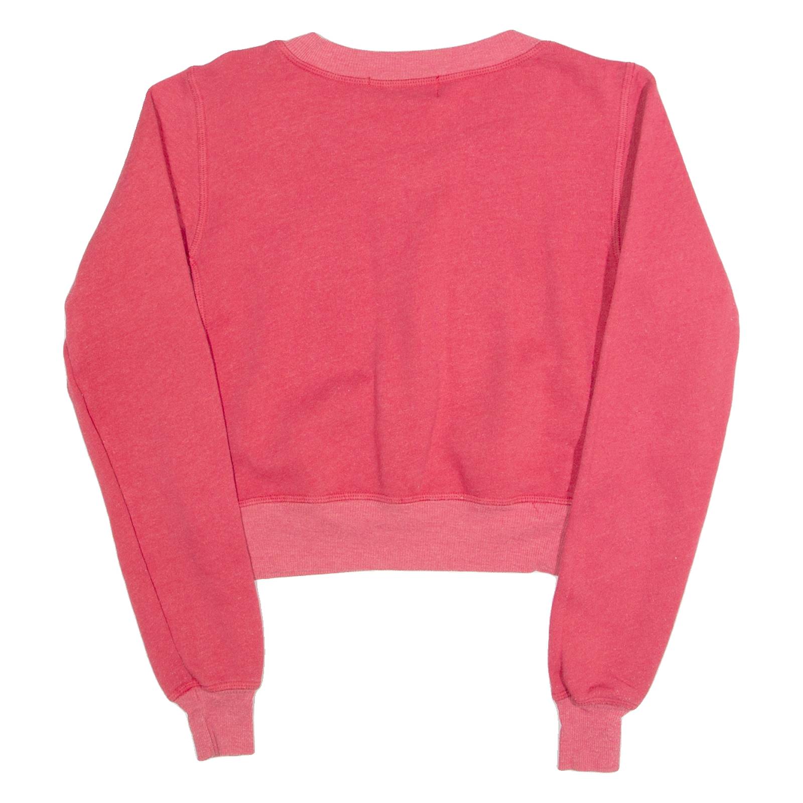 WILDFOX Wonderer Cropped Womens Sweatshirt Pink XS