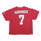 NFL Mens Red San Francisco 49ers Kaepernick Graphic T-Shirt 2XL Short Sleeve