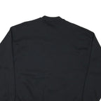 TULTEX Mens Black Orange Smile Face Sweatshirt Crew Neck XL Graphic Print