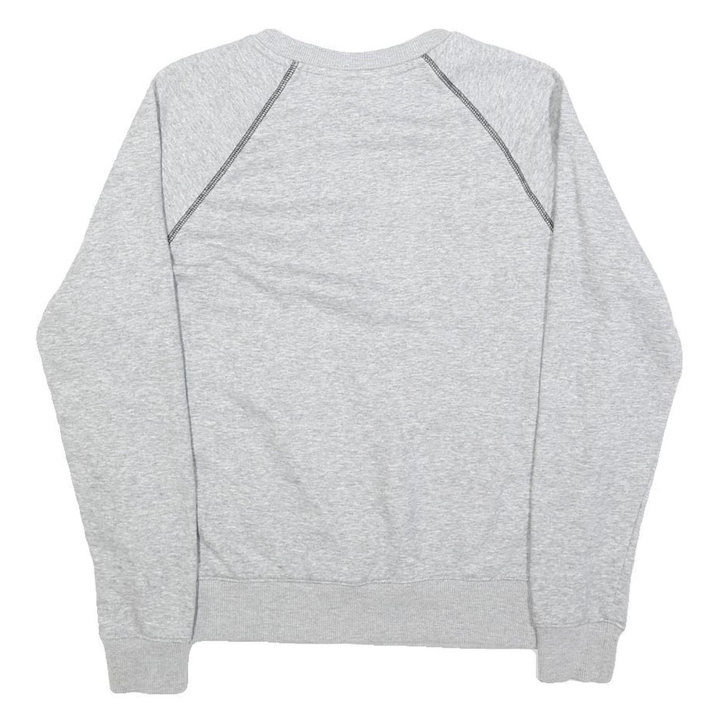 FILA Mens Grey Crew Neck S Cotton Blend Logo Sweatshirt Raglan Sleeve